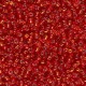 Miyuki seed beads 11/0 - Flame red silver lined 11-10